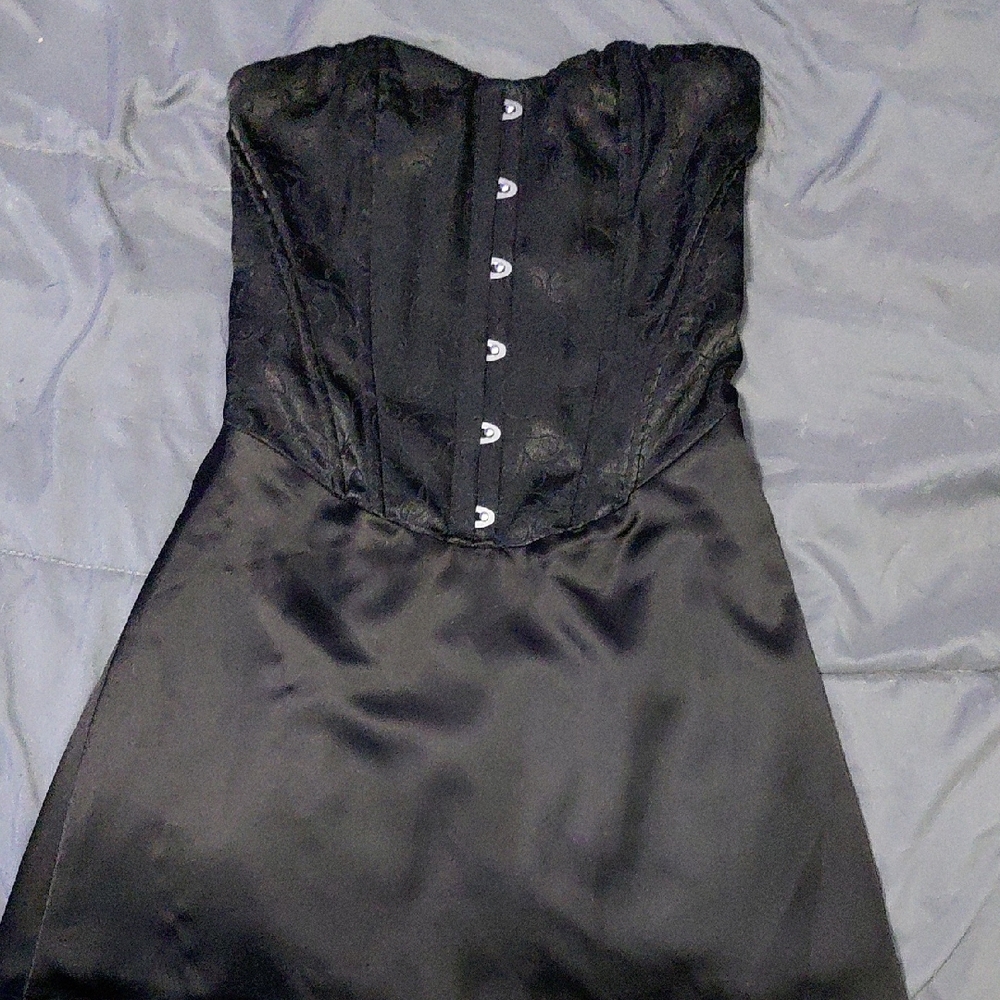 Princess Polly Black Strapless Dress
